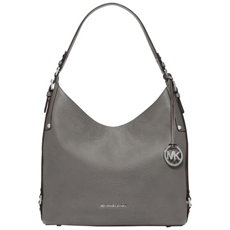 michael kors bedford large shoulder bag grey|Michael Kors bedford flat crossbody.